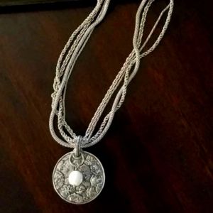 Silpada Sterling Silver Necklace & Pearl Pendant